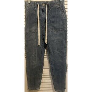 Judy Blue High Waist Pull On Jogger Jeans 88496 Tummy Control Relaxed Sz 3/26